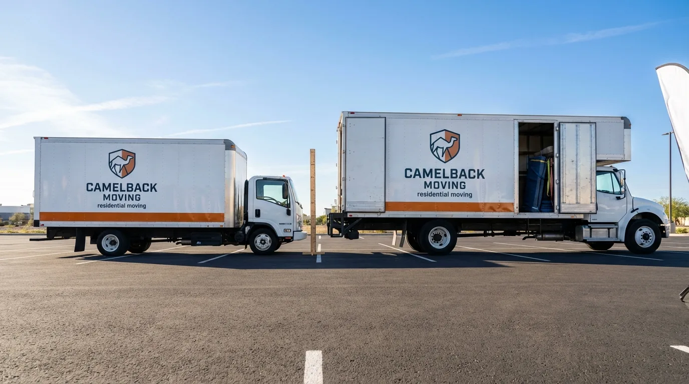 Moving truck size capacity guide in Ninnekah